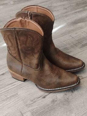 Roper  Brown Western Cowboy Boots - Classic Ranch Style Women's Size 7